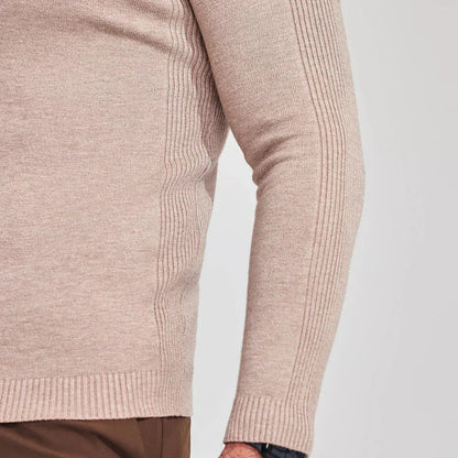 Men's Turtleneck Sweater - Classic Design for Comfort and Style