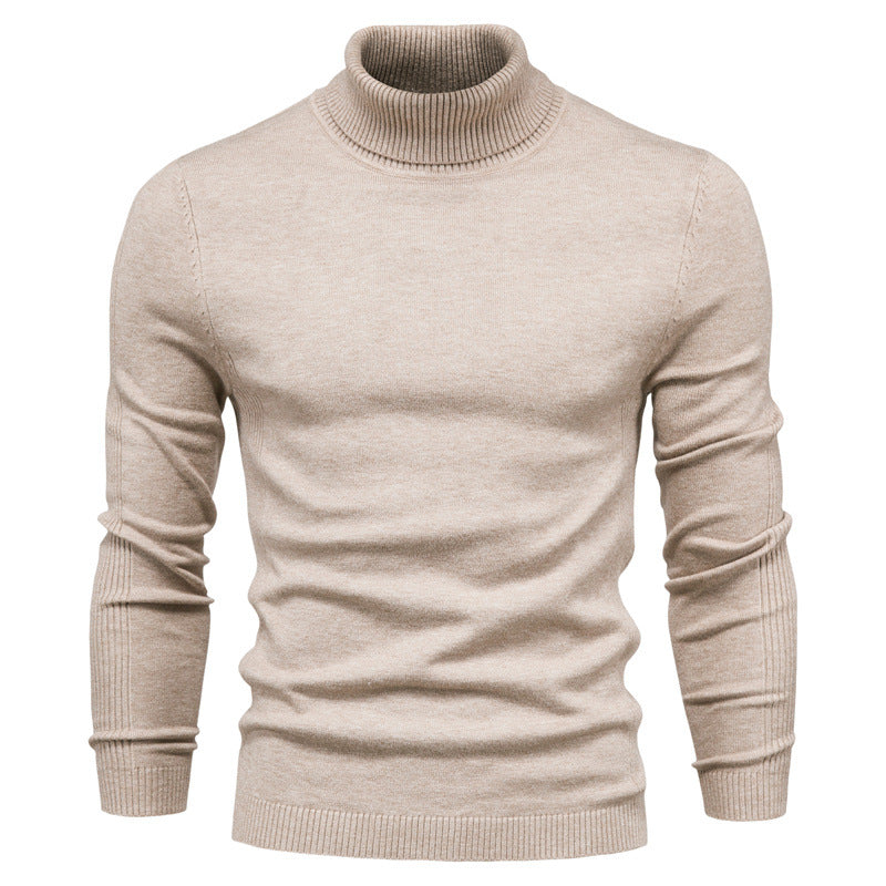 Men's Turtleneck Sweater - Classic Design for Comfort and Style