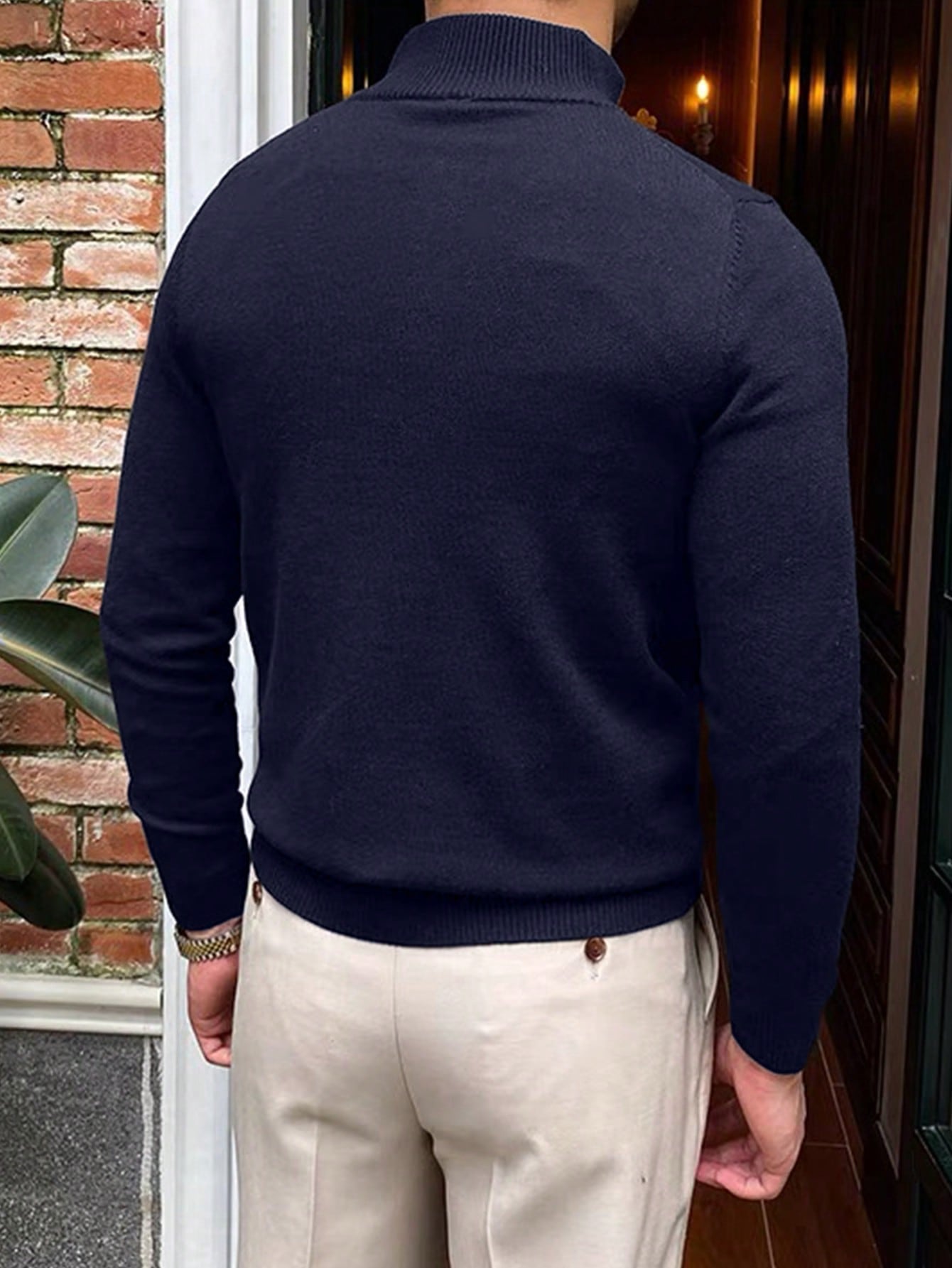 Men's Turtleneck Sweater Classic Fit