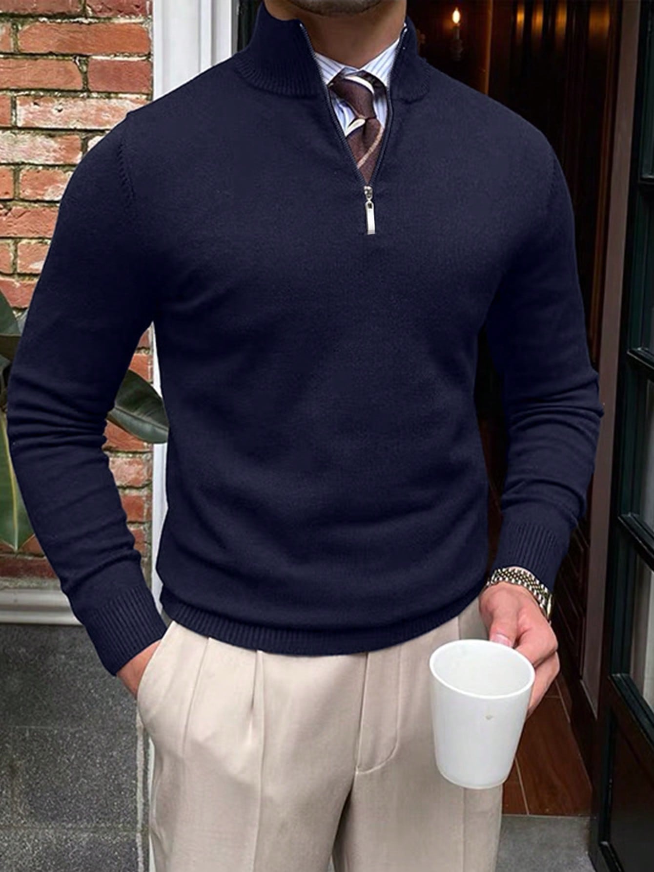 Men's Turtleneck Sweater Classic Fit