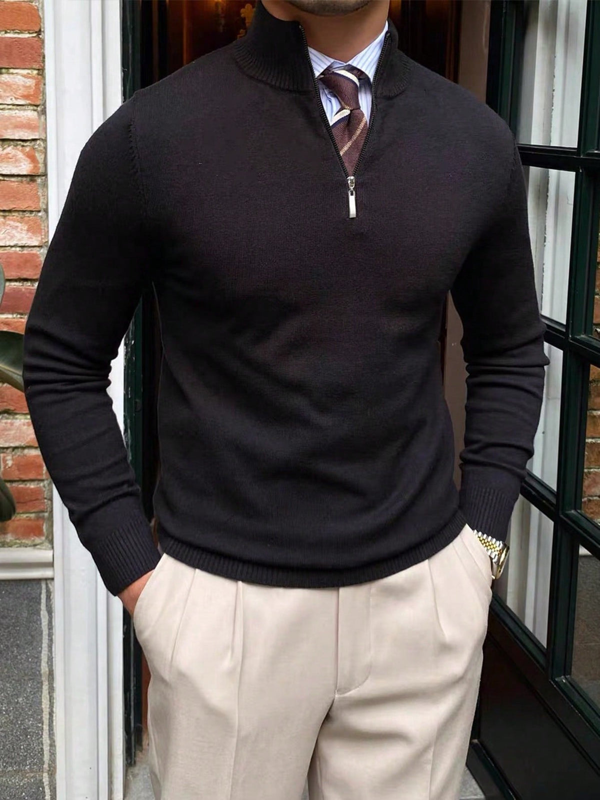 Men's Turtleneck Sweater Classic Fit