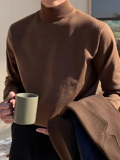 Men's Turtleneck Sweater Long Sleeve