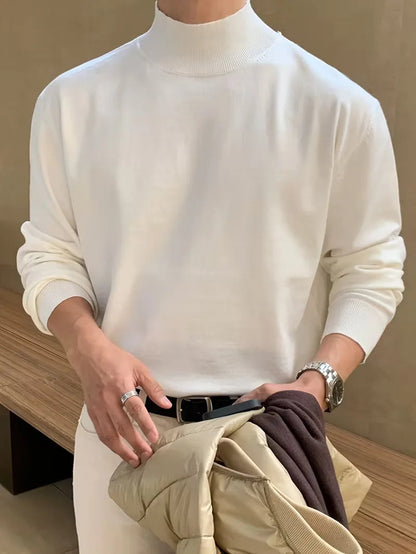 Men's Turtleneck Sweater Long Sleeve