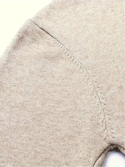 Men's Turtleneck Sweater - Long Sleeve Casual Knit Top