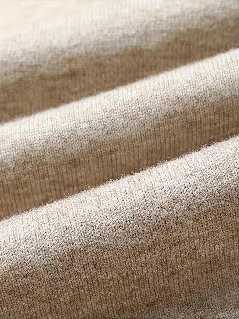 Men's Turtleneck Sweater - Long Sleeve Casual Knit Top