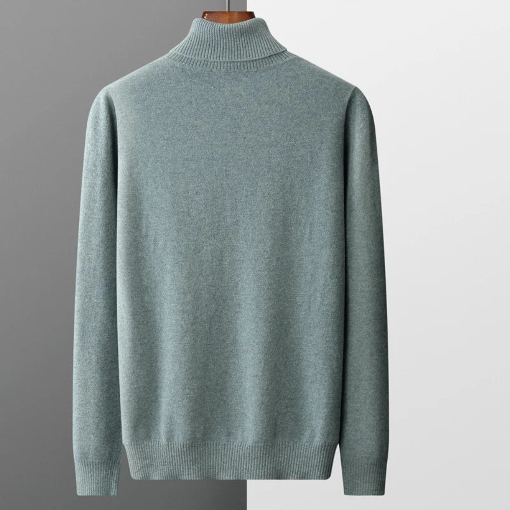 Men's Turtleneck Sweater with Long Sleeves