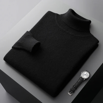 Men's Turtleneck Sweater with Long Sleeves