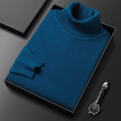 Men's Turtleneck Sweater with Roll Neck