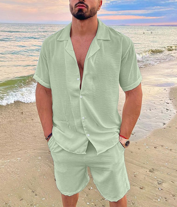 Men's Two-Piece Leisure Outfit Summer Set