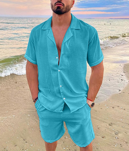 Men's Two-Piece Leisure Outfit Summer Set
