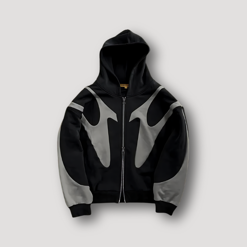Men's Urban Streetwear Zip Hoodie