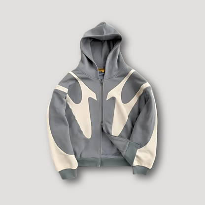 Men's Urban Streetwear Zip Hoodie