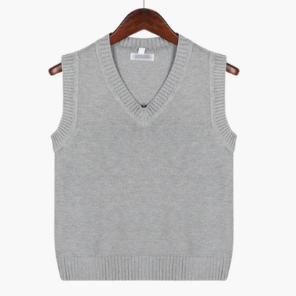 Men's V-Neck Knitting Vest
