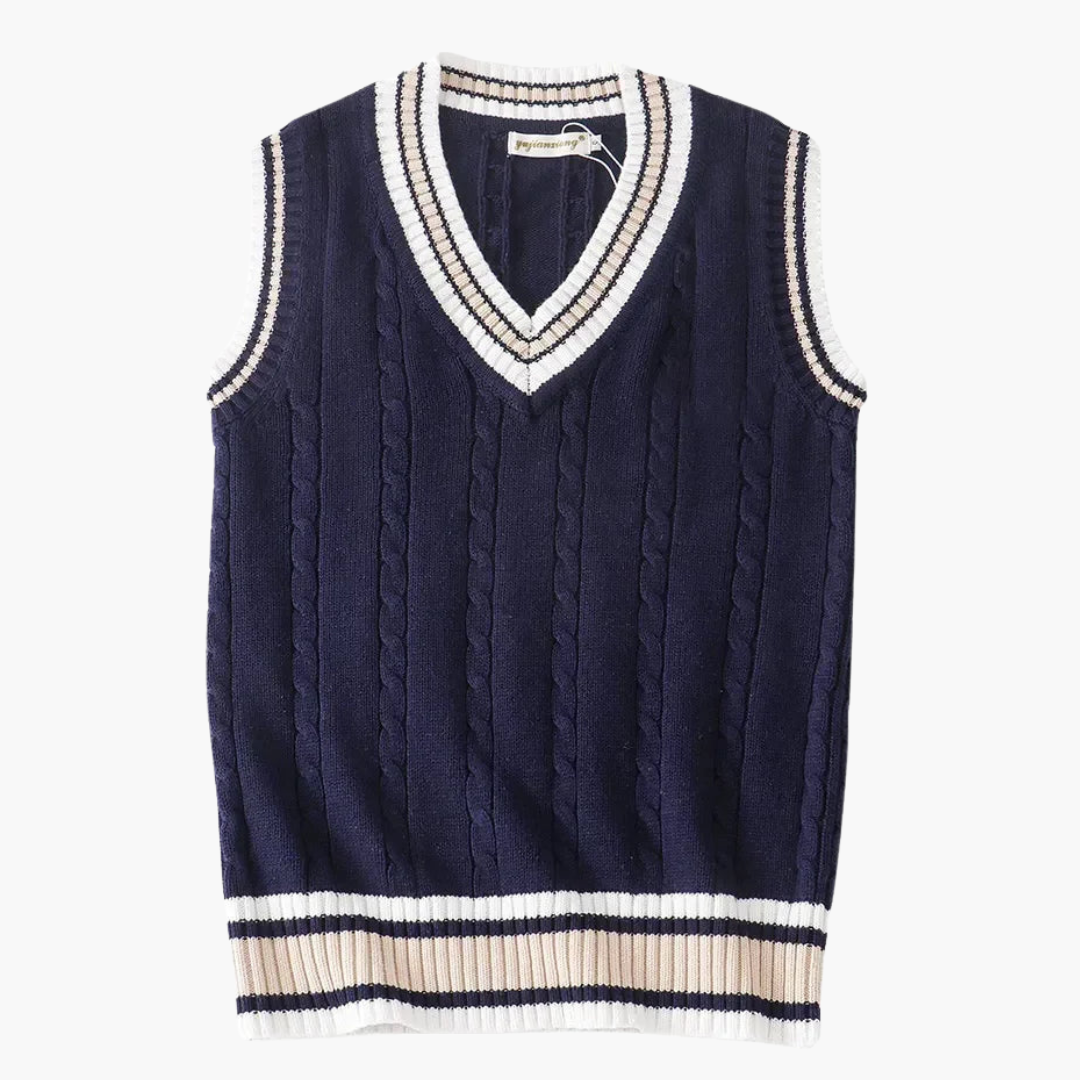 Men's V-Neck Knitting Vest