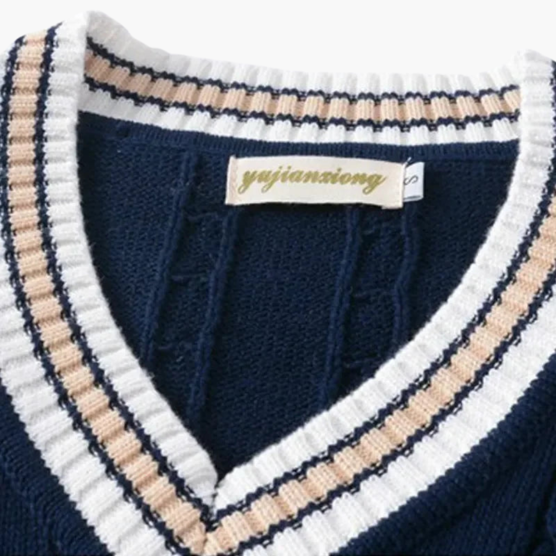 Men's V-Neck Knitting Vest