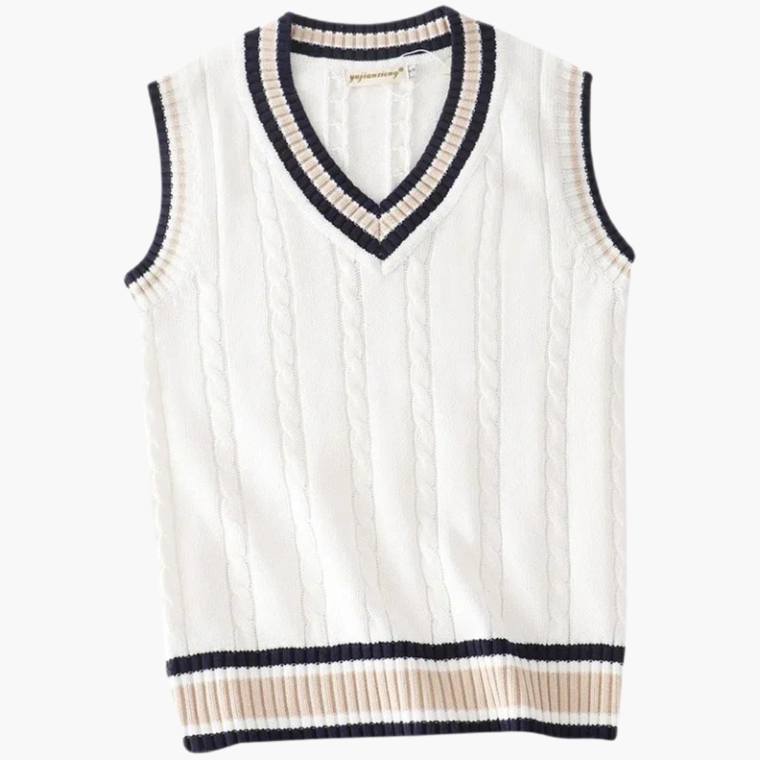 Men's V-Neck Knitting Vest