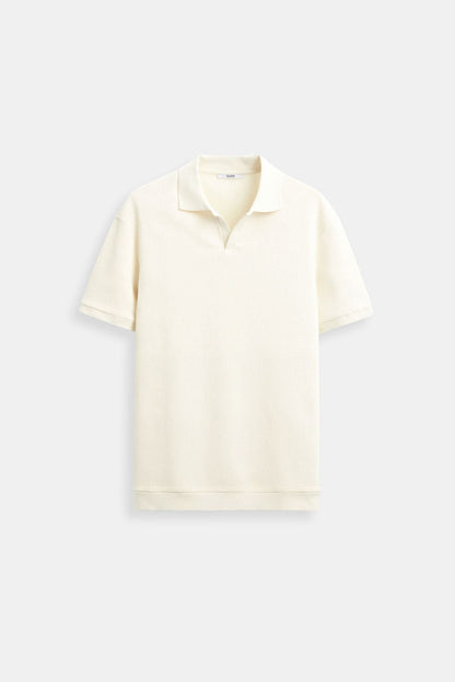 Men's V-Neck Short Sleeve Polo Shirt