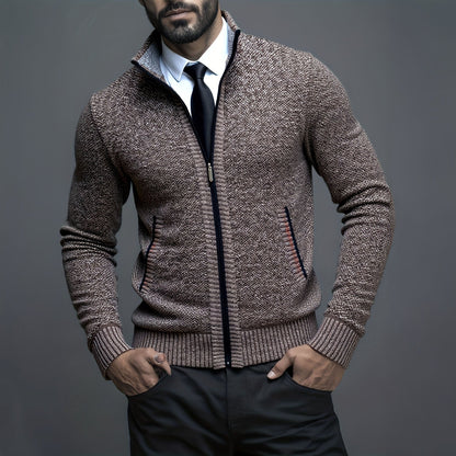 Men's Vest with Zipper - Slim Fit Stylish Layer