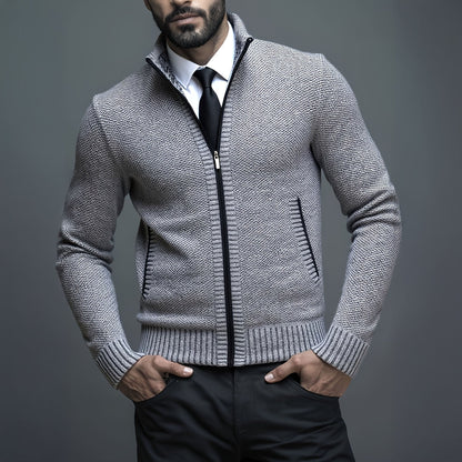 Men's Vest with Zipper - Slim Fit Stylish Layer