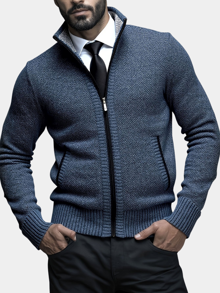 Men's Vest with Zipper - Slim Fit Stylish Layer