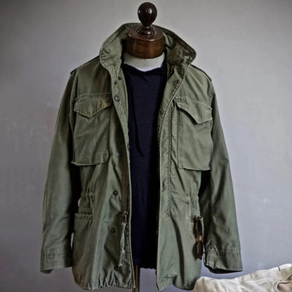 Men's Vintage Field Jacket - Durable Lightweight Outerwear