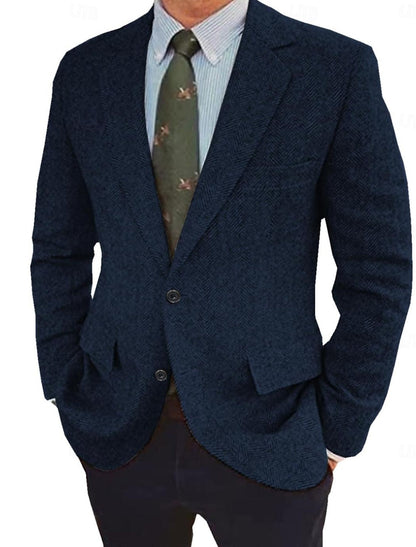 Men's Vintage Regular Fit Blazer Jacket