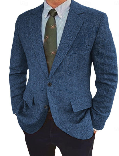 Men's Vintage Regular Fit Blazer Jacket