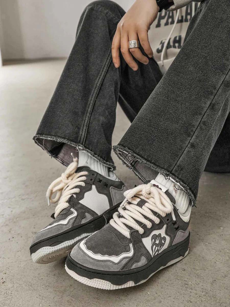 Men's Vintage Skate Shoes for Casual Street Style