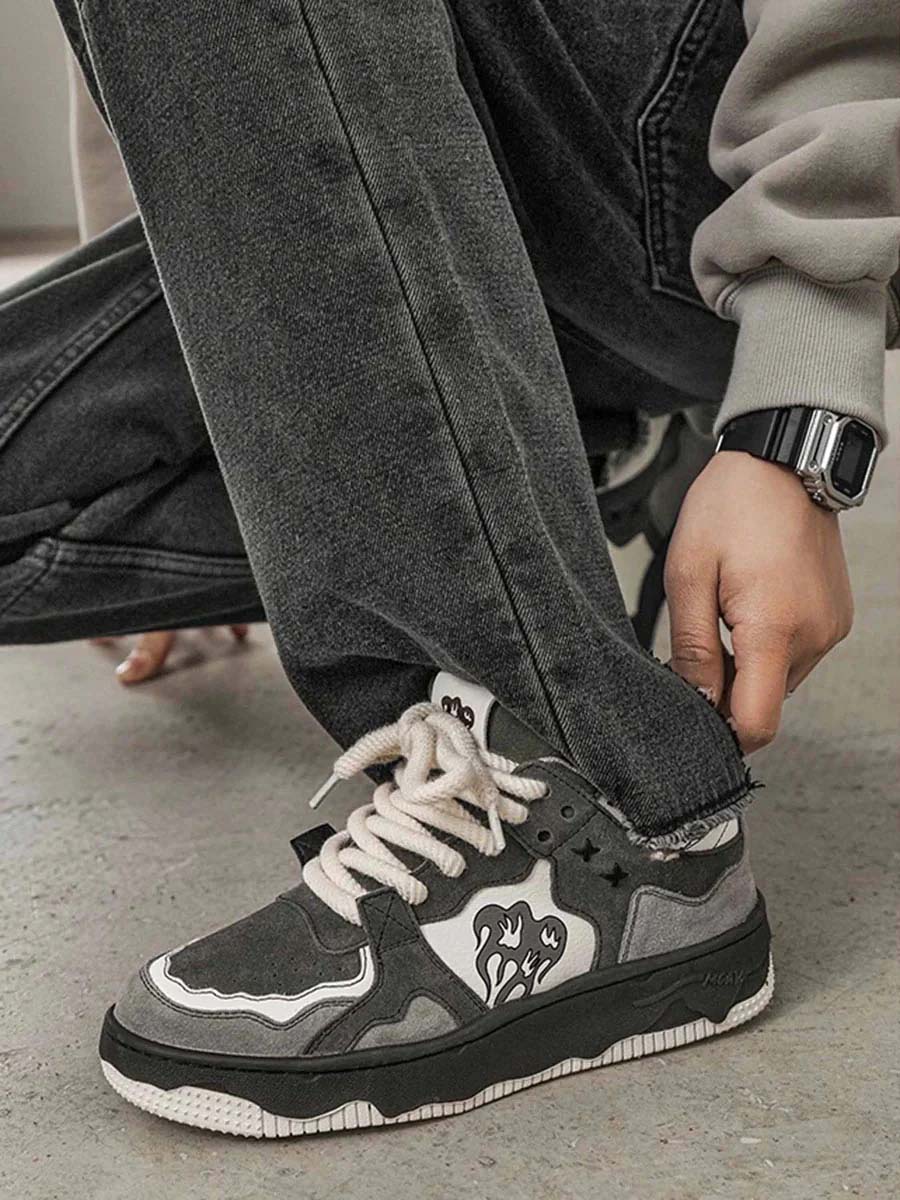 Men's Vintage Skate Shoes for Casual Street Style