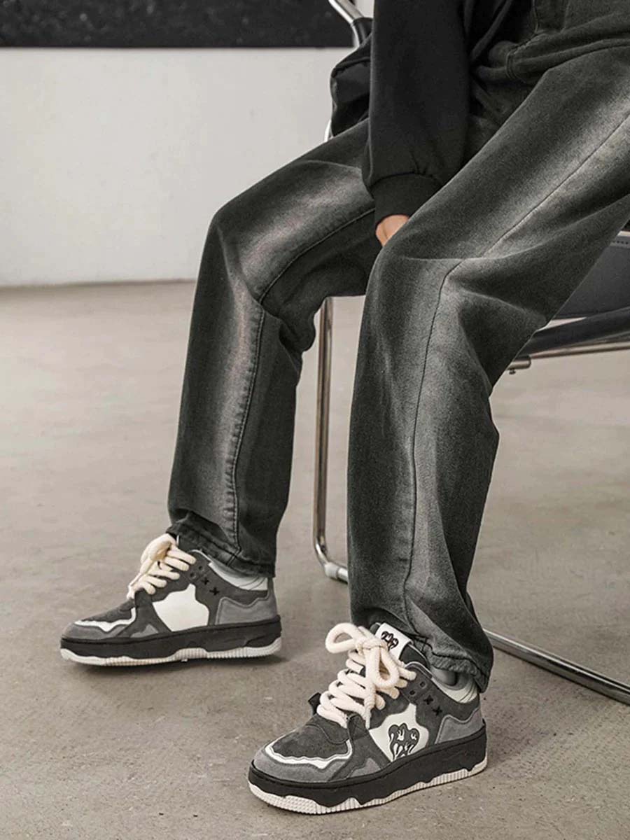Men's Vintage Skate Shoes for Casual Street Style