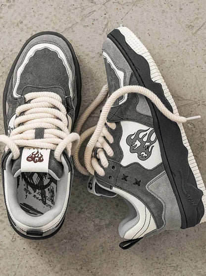 Men's Vintage Skate Shoes for Casual Street Style