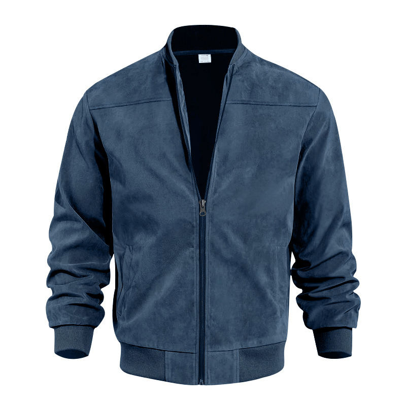 Men's Vintage Suede Zip Jacket