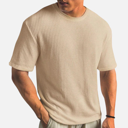 Men's Waffle Knit Casual Shirt