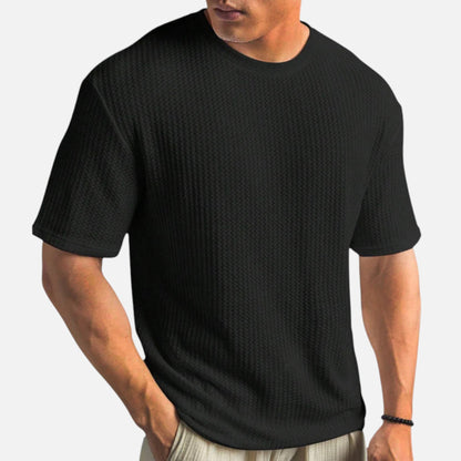 Men's Waffle Knit Casual Shirt