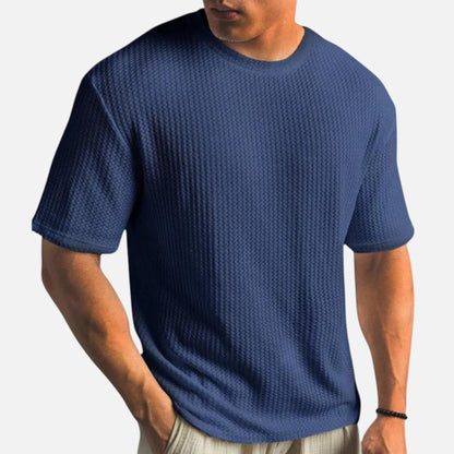 Men's Waffle Knit Casual Shirt