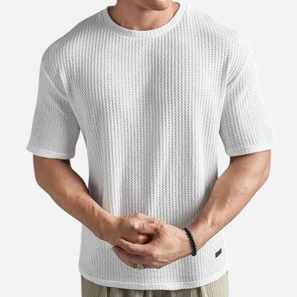 Men's Waffle Knit Casual Shirt