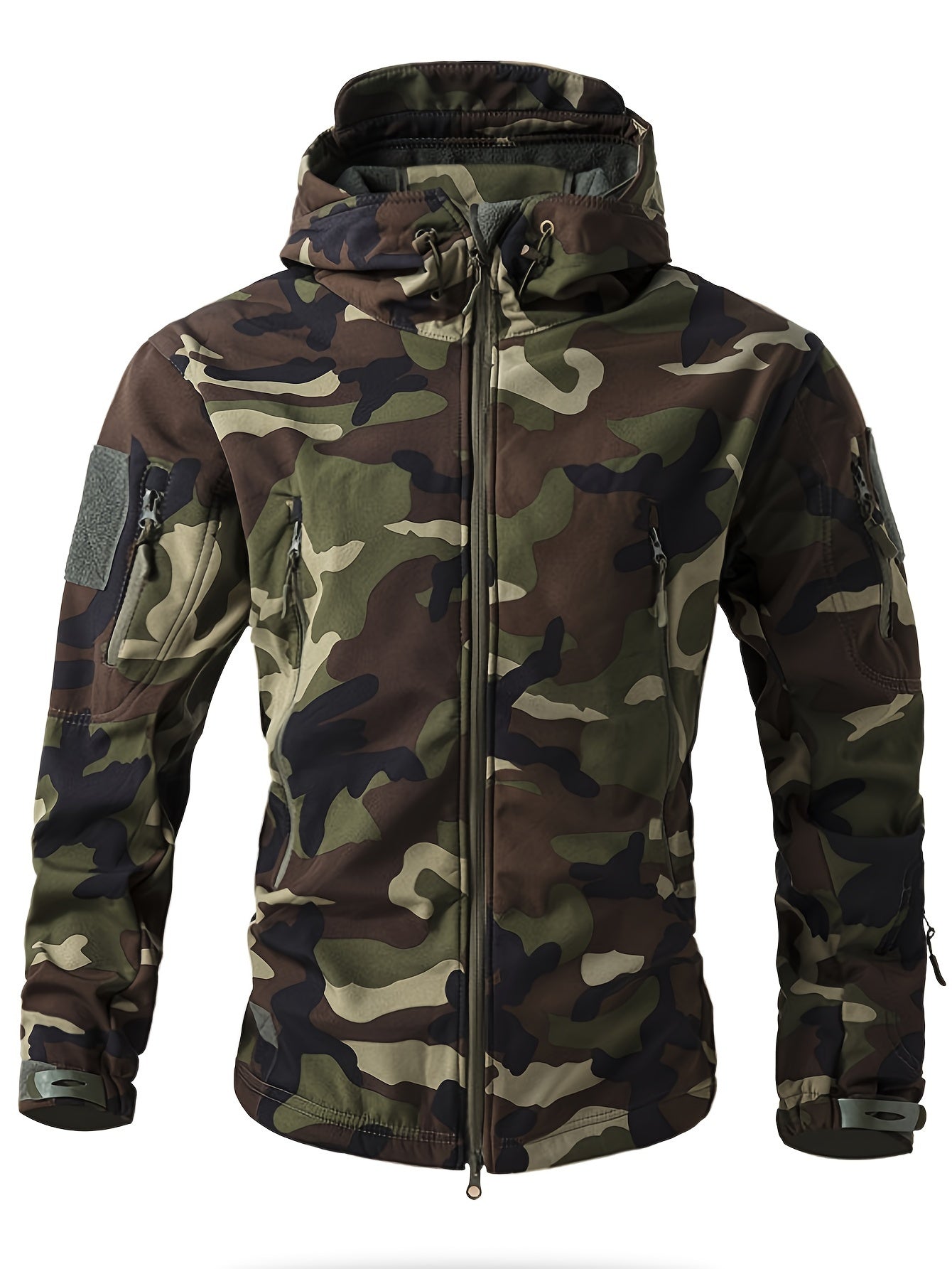 Men's Warm Fleece Hooded Jacket