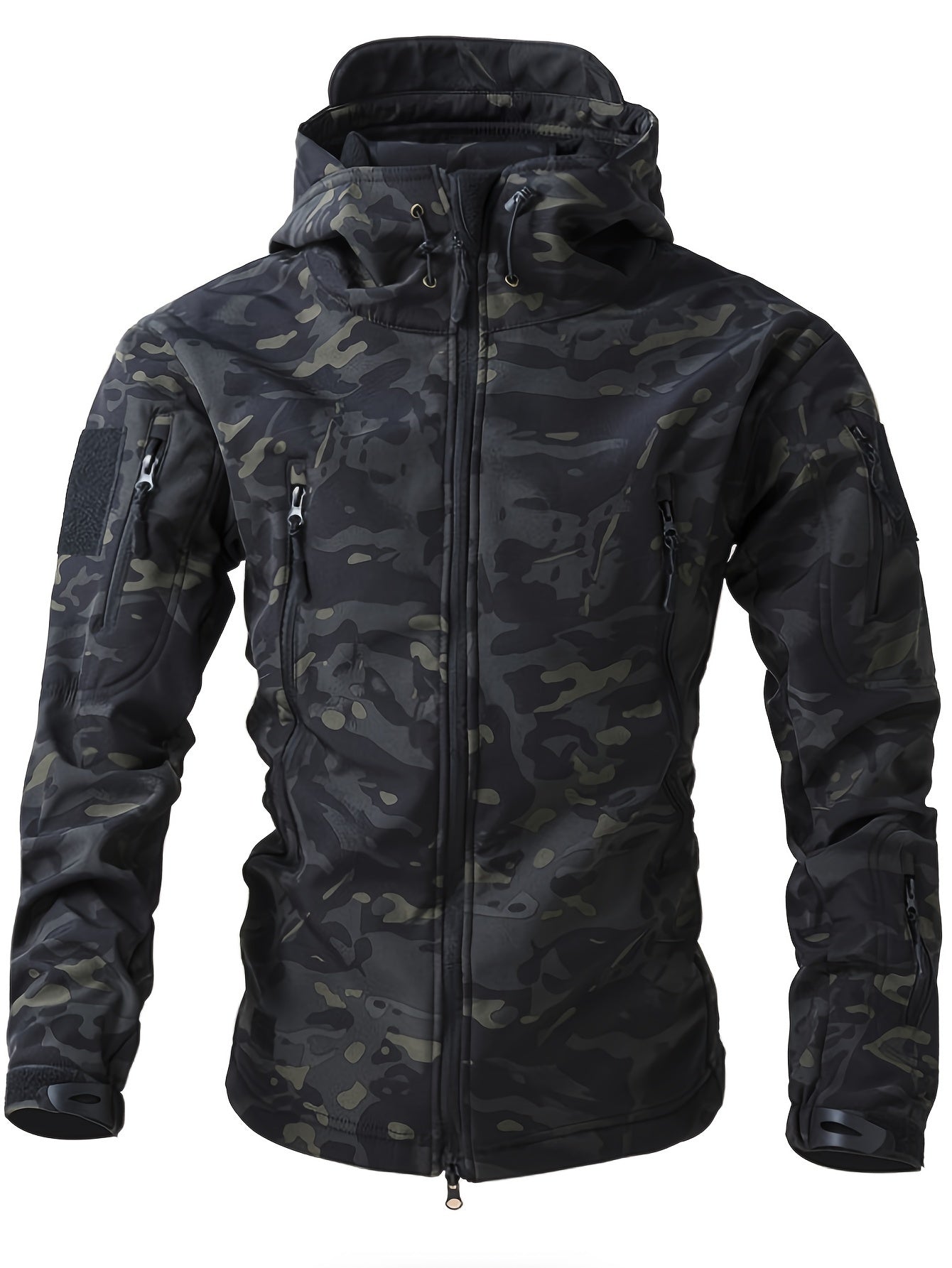 Men's Warm Fleece Hooded Jacket
