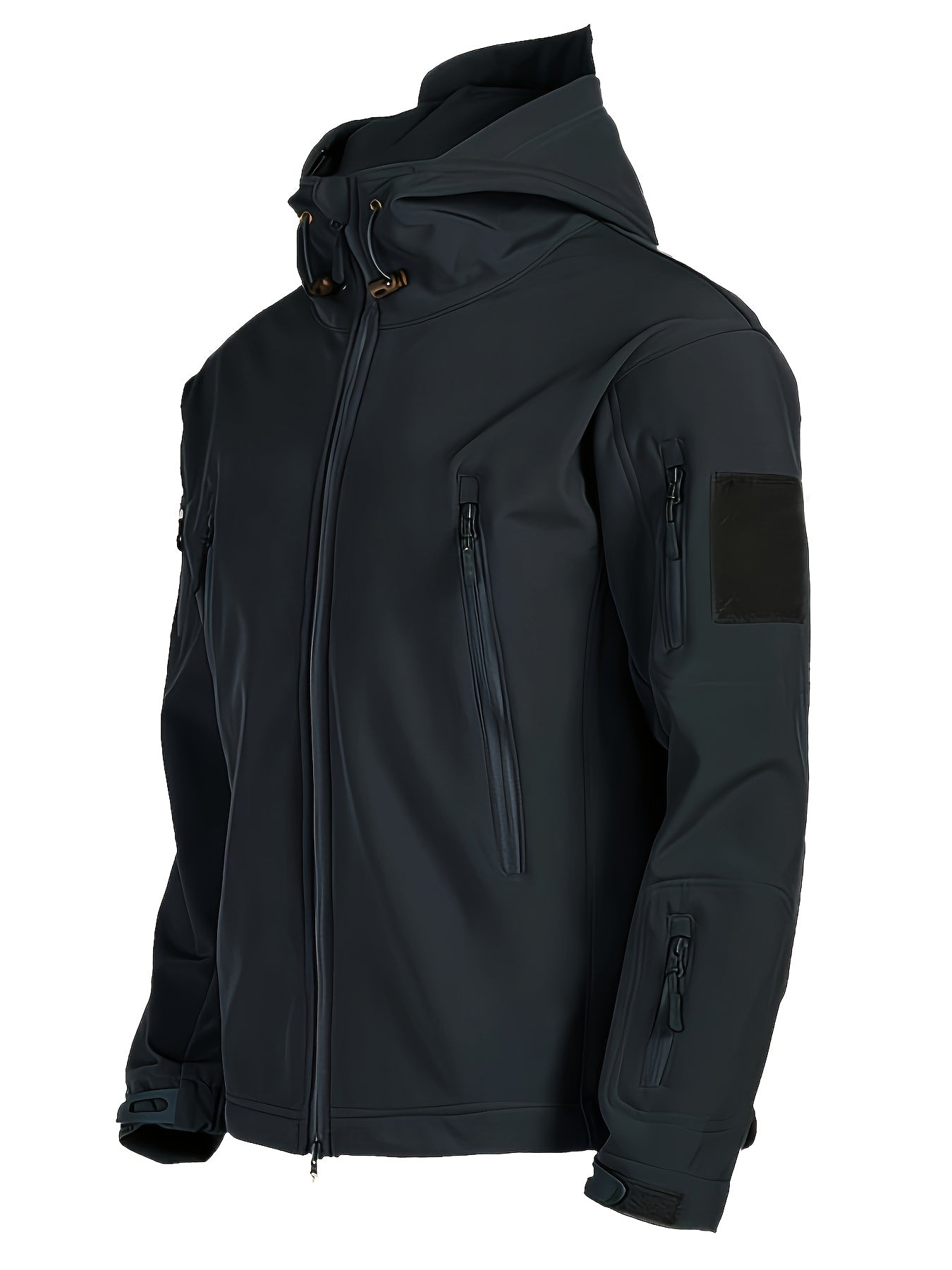 Men's Warm Fleece Hooded Jacket