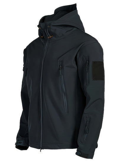 Men's Warm Fleece Hooded Jacket