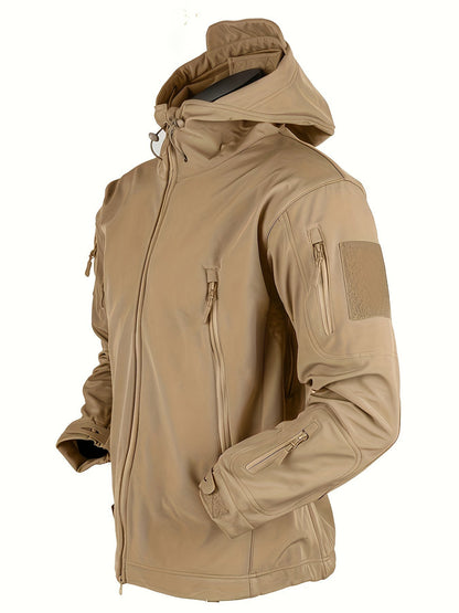 Men's Warm Fleece Hooded Jacket