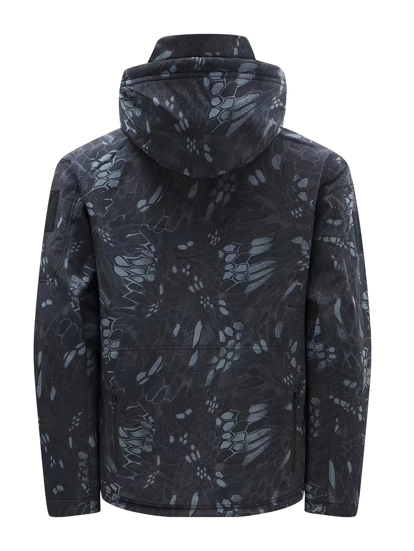 Men's Warm Fleece Hooded Jacket