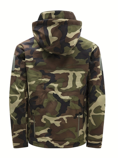 Men's Warm Fleece Hooded Jacket