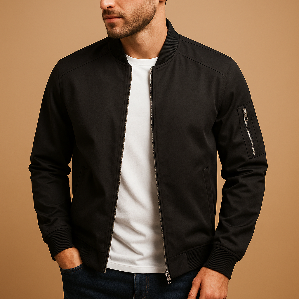 Men's Water-Resistant Summer Jacket with Timeless Design