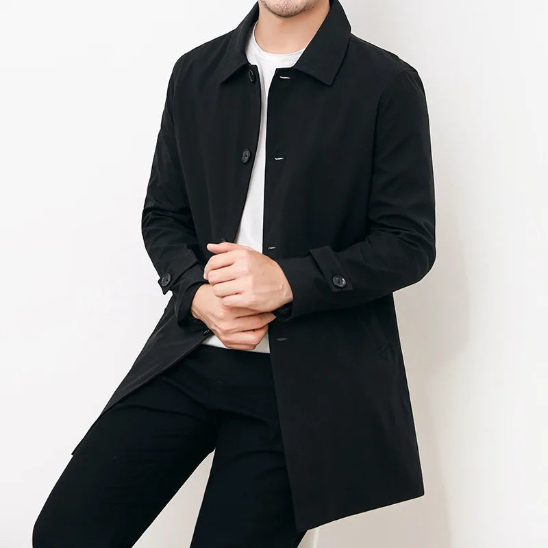 Men's Water-Resistant Windbreaker Jacket