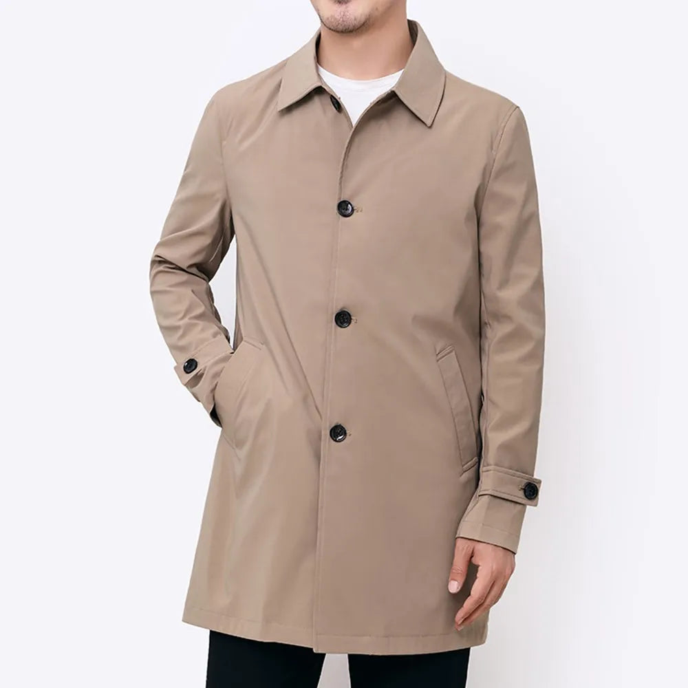 Men's Water-Resistant Windbreaker Jacket