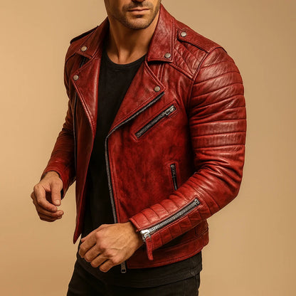 Men's Waterproof Biker Jacket