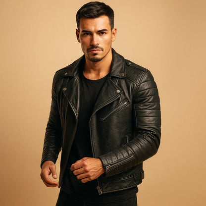 Men's Waterproof Biker Jacket