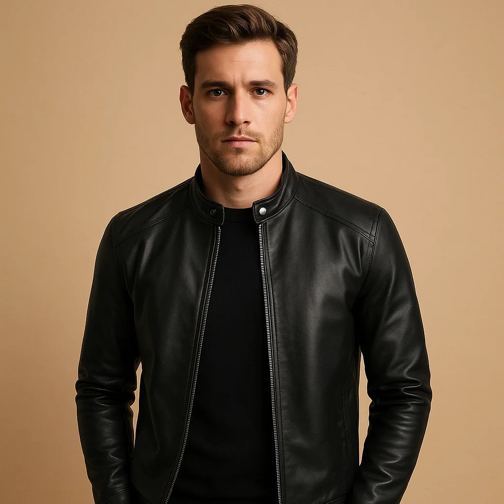 Men's Waterproof Biker Jacket