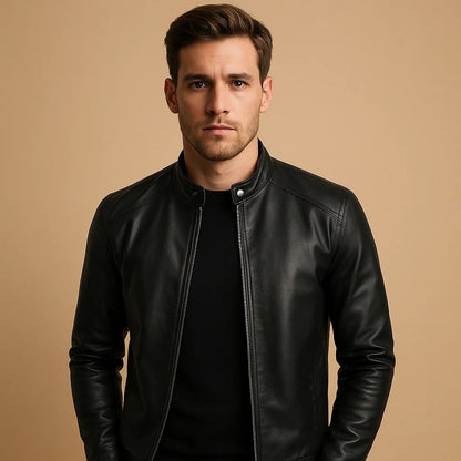 Men's Waterproof Biker Jacket